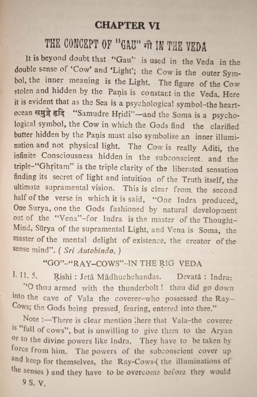 Studies In Vedic Interpretation CSSt. 32